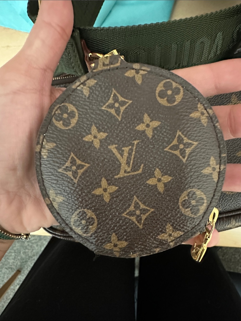 Authentic Louis Vuitton Multi Pochette Accessoires Khaki Full Set - Picture 16 of 17
